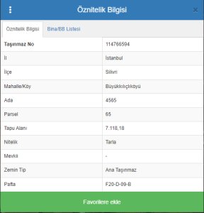 SİLİVRİ BÜYÜKKILIÇLI'DA SATILIK 14.402 M² TARLA